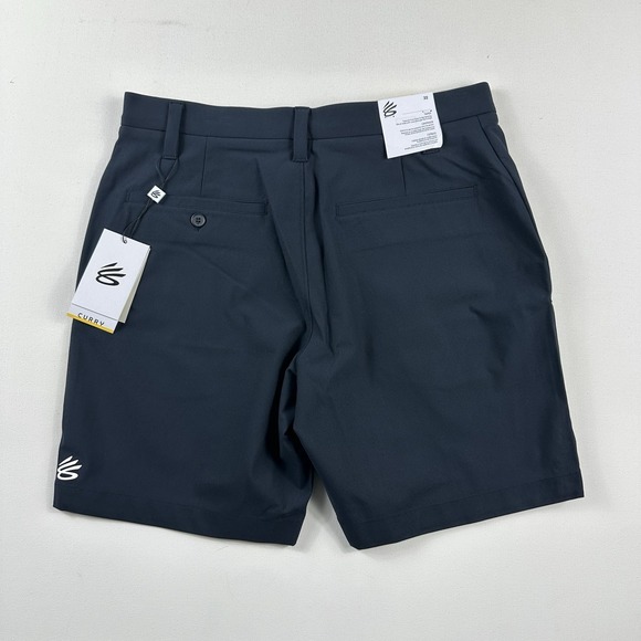Under Armour X Steph Curry Splash Shorts Chino Golf Mens 32 Blue - Picture 2 of 6